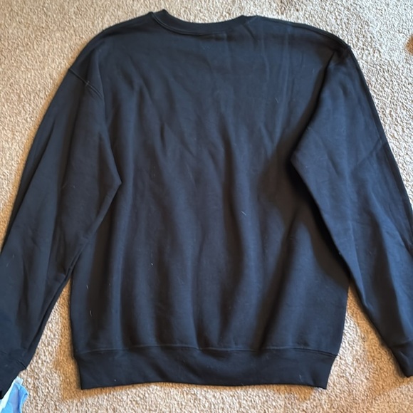 Gildan Black Pumpkin Graphic Crewneck Sweater - Picture 3 of 3